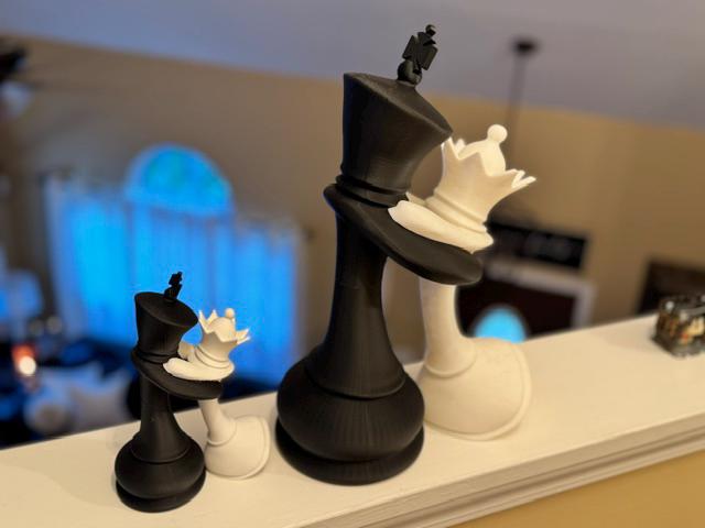 Jumbo Chess King and Queen