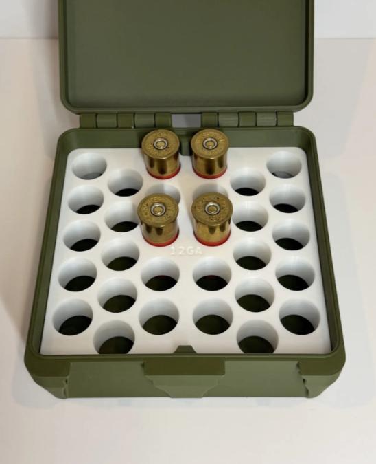 20 Gauge Ammo Box | 30 Round Shotgun Shell Organizer