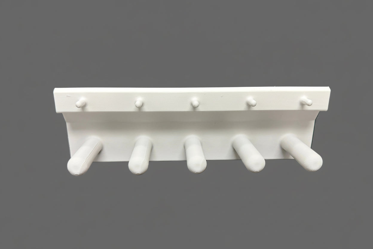 Wall Mounted Thread Spool Organizer with Bobbin Holder