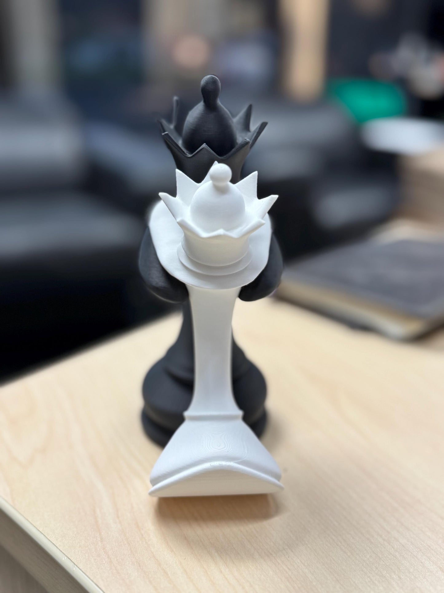 Chess Queen and Queen in Love