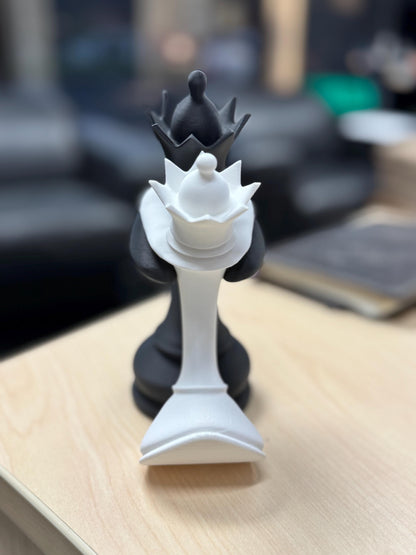 Chess Queen and Queen in Love