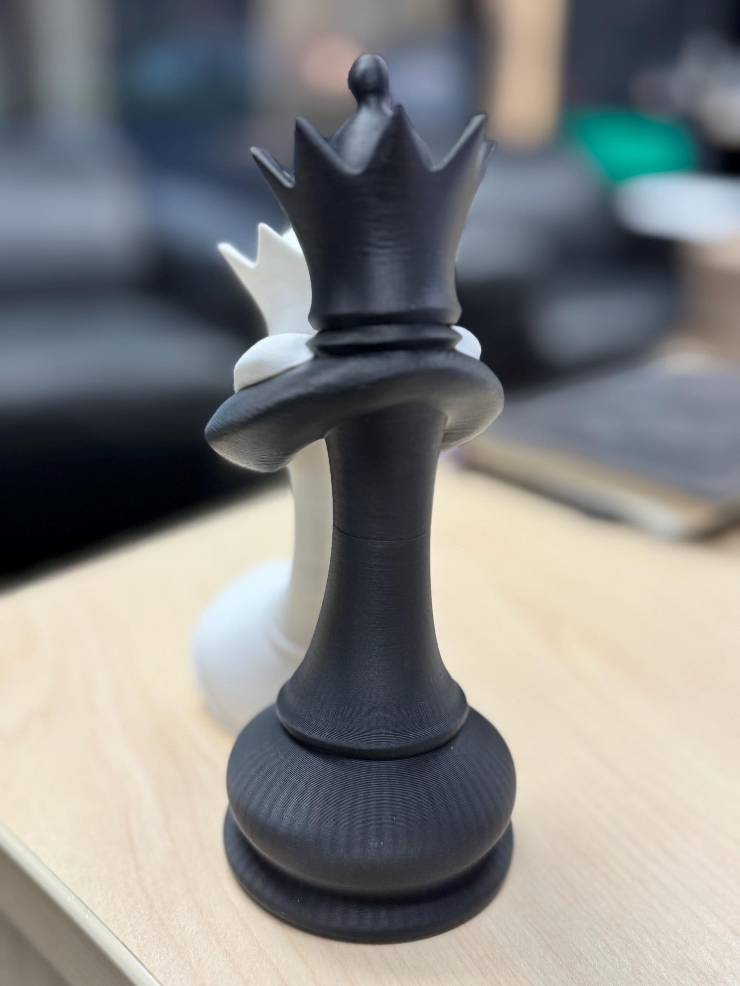 Chess Queen and Queen in Love