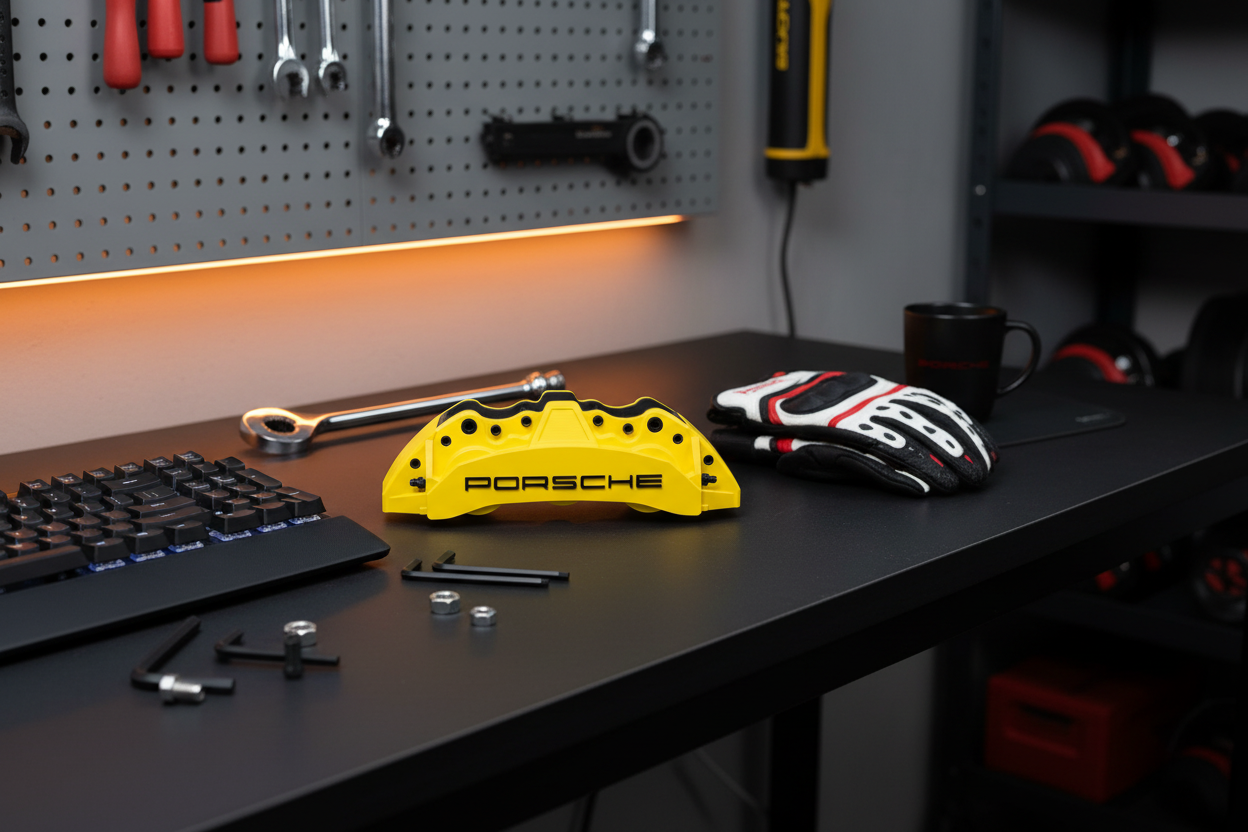 Brake Caliper Desk Organizer