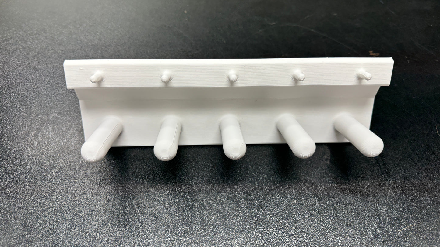 Wall Mounted Thread Spool Organizer with Bobbin Holder
