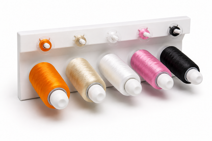 Wall Mounted Thread Spool Organizer with Bobbin Holder