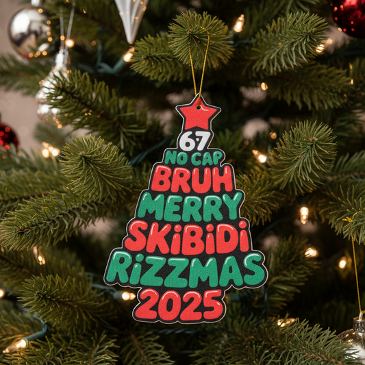 Skibidi Rizzmass Ornament