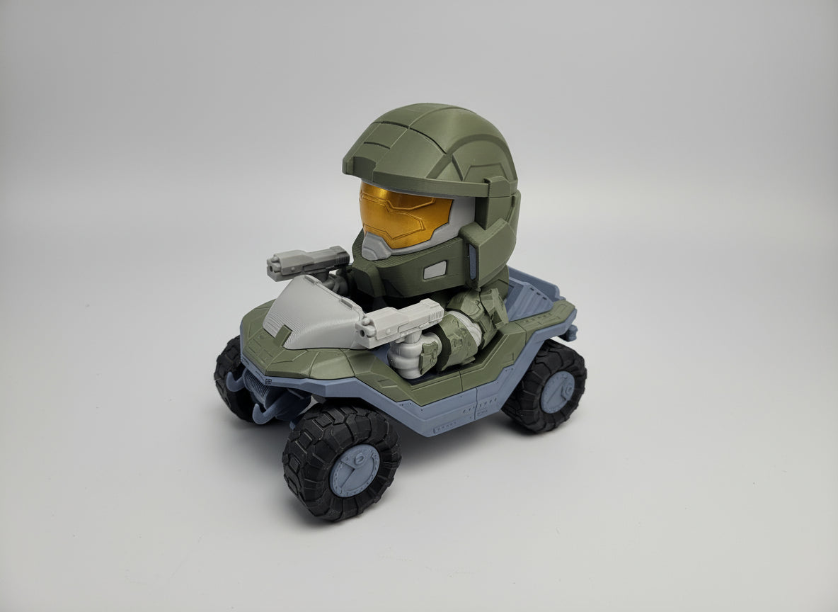 Master Chief and Warthog Set