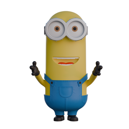 Minion Kenny 3D Printed Statue