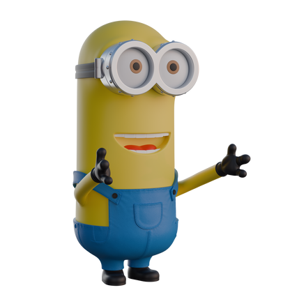 Minion Kenny 3D Printed Statue