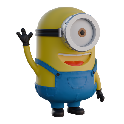Minion Steve 3D Printed Statue