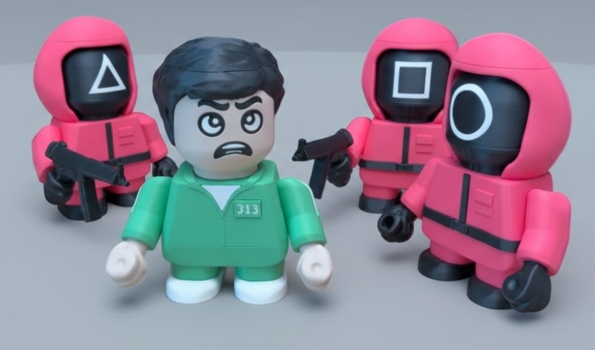 Squid Game Chunky Figure Set