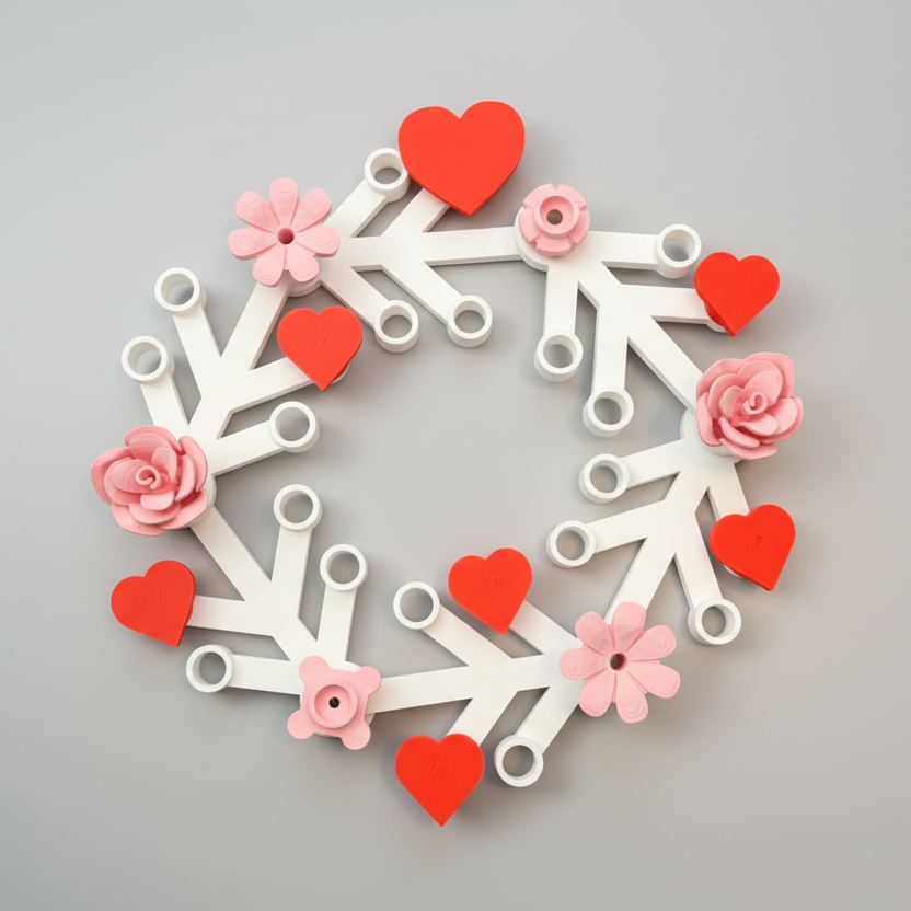 Jumbo Valentine Brick Wreath