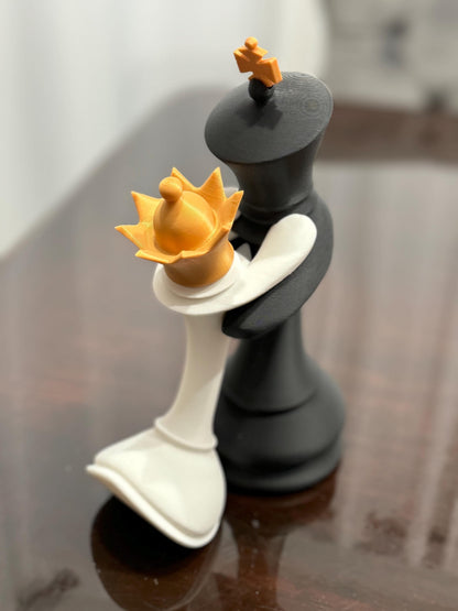 Chess King and Queen in Love