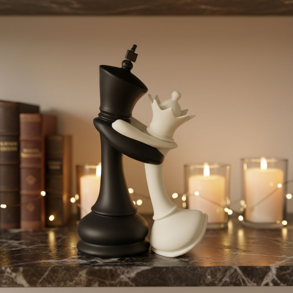 Jumbo Chess King and Queen