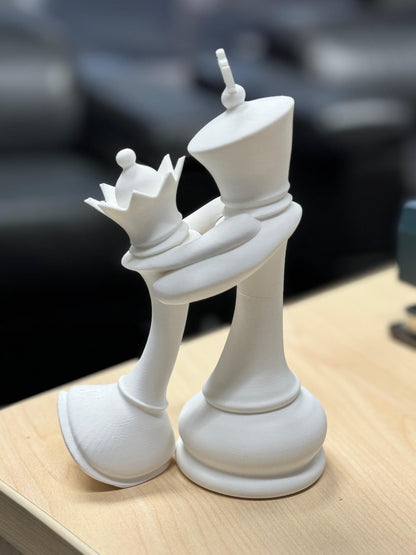 Chess King and Queen in Love