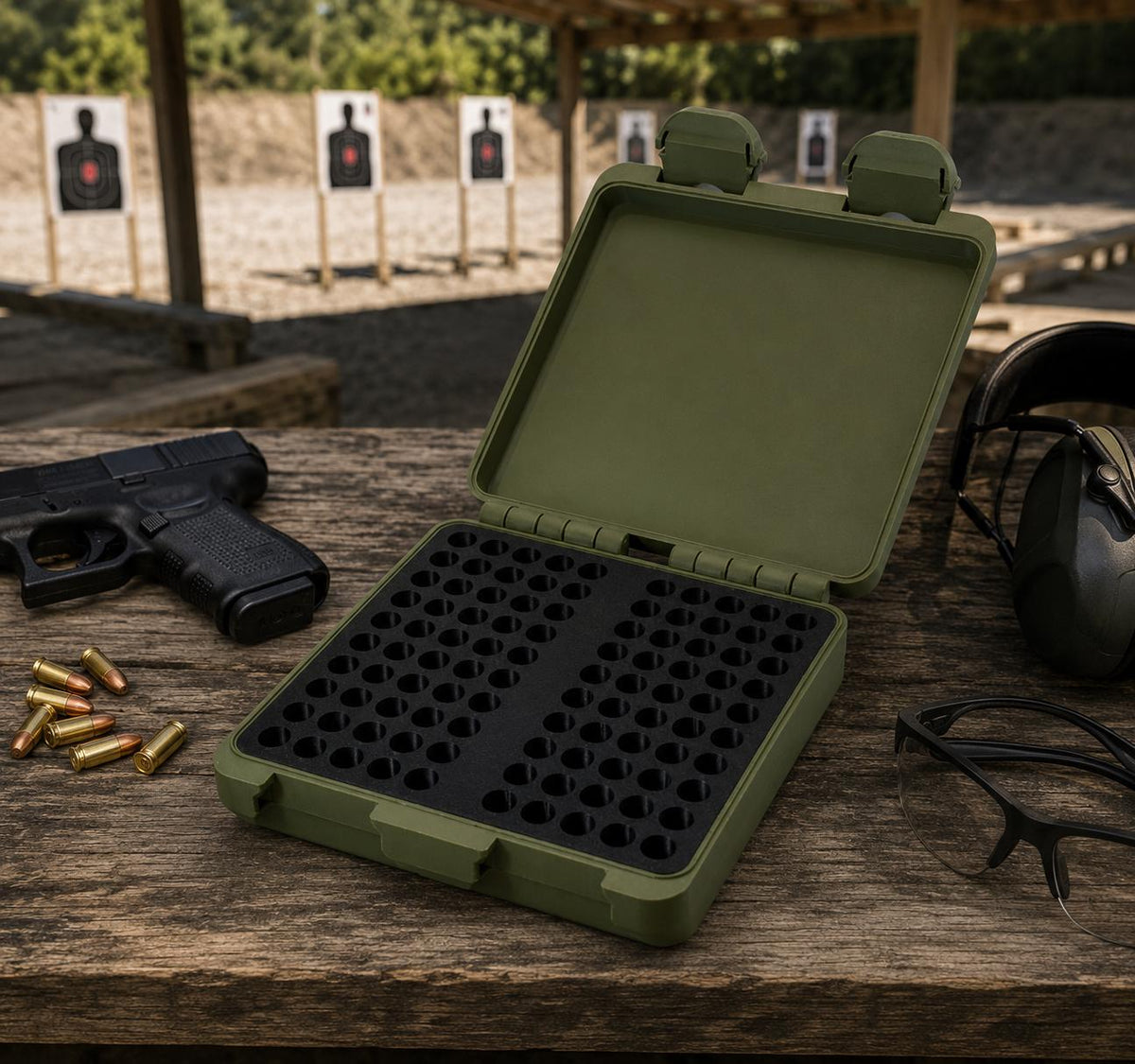 40 S&W Ammo Storage Box | 100+ Round Modular Organizer