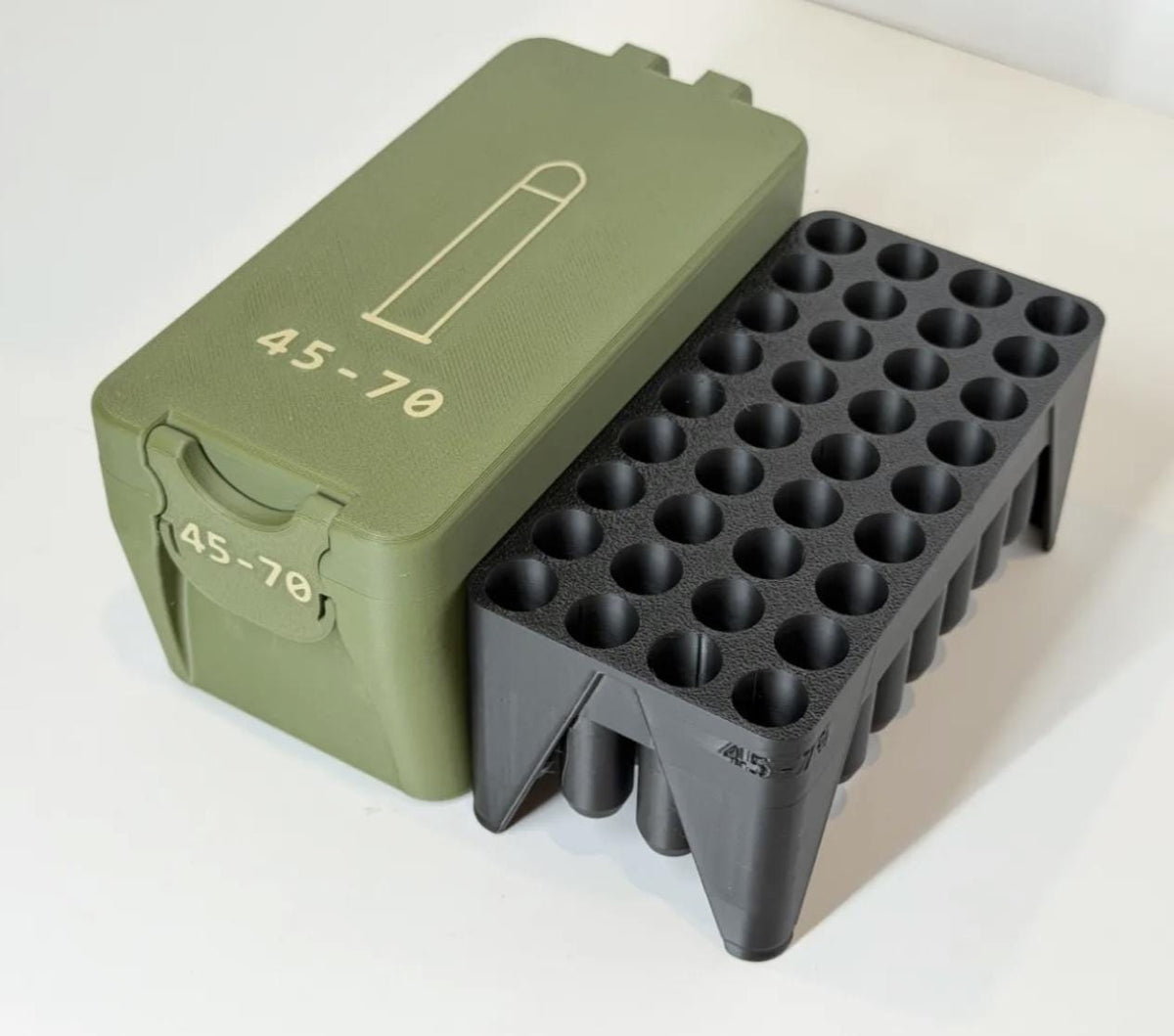 45-70 Government Ammo Storage Box | 36 Round Organizer