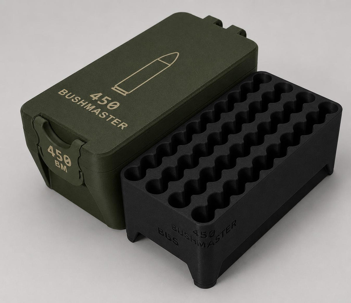 450 Bushmaster Ammo Storage Box | 40 Round Organizer
