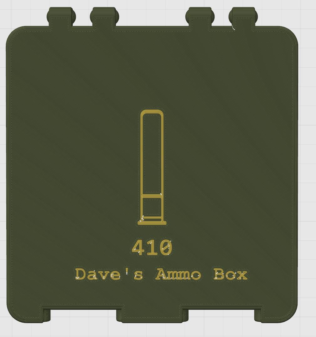 410 Shell Storage Box | 3D Printed Ammo Case | Range Organizer
