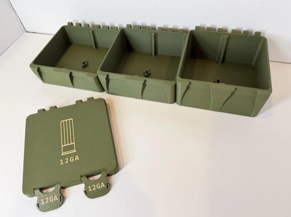 12 Gauge Ammo Box | 30 Round Shotgun Shell Organizer