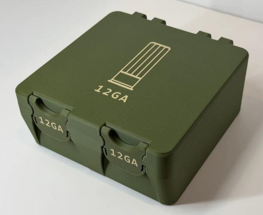 12 Gauge Ammo Box | 30 Round Shotgun Shell Organizer