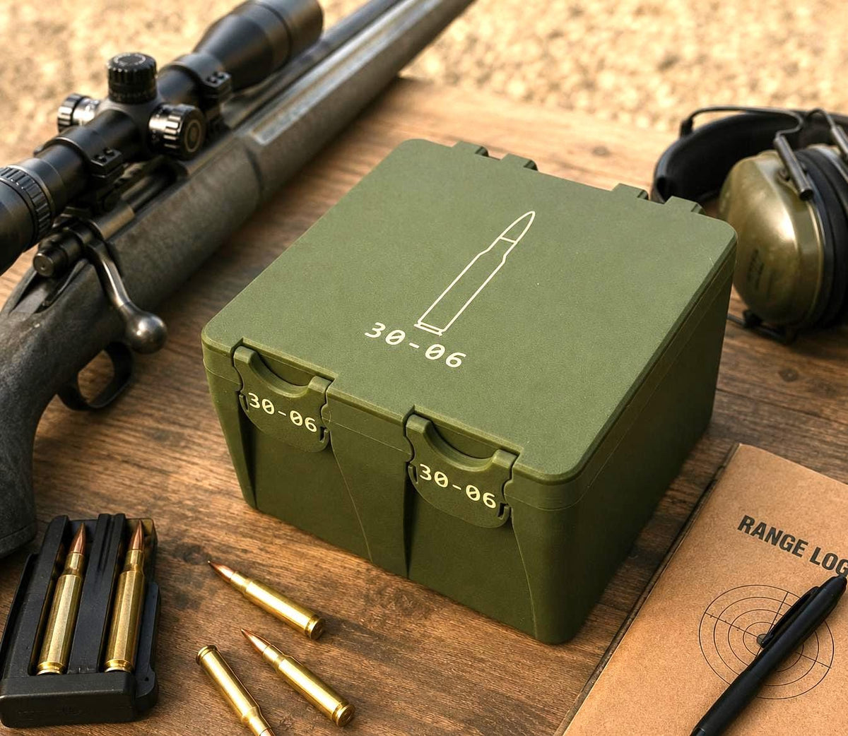 30-06 Ammo Storage Box | 100 Round Organizer