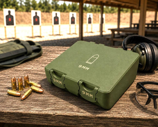 9mm Ammo Storage Box | Holds 100 or 150 Rounds | 3D Printed Range Case