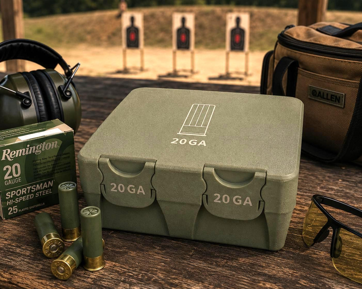 20 Gauge Ammo Box | 30 Round Shotgun Shell Organizer